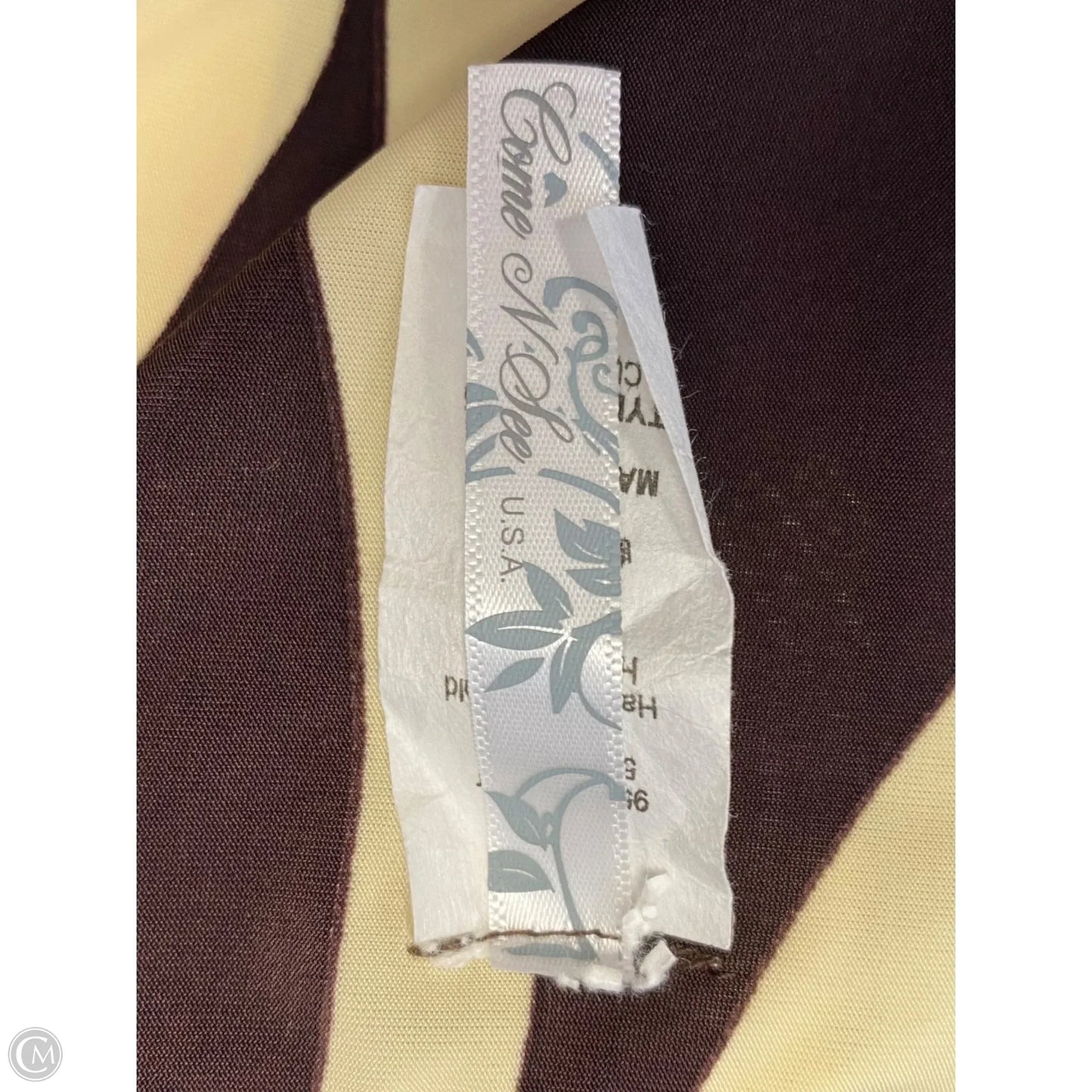 Skirt Maxi By Clothes Mentor In Brown & Cream, Size: Xl