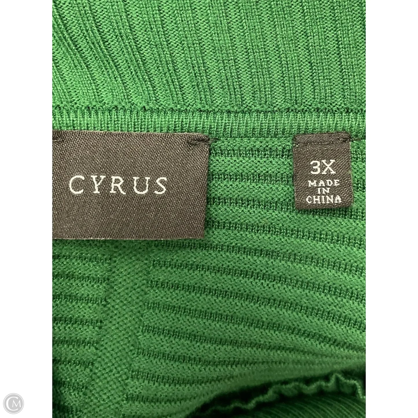 Sweater By Cyrus In Green, Size: 3x