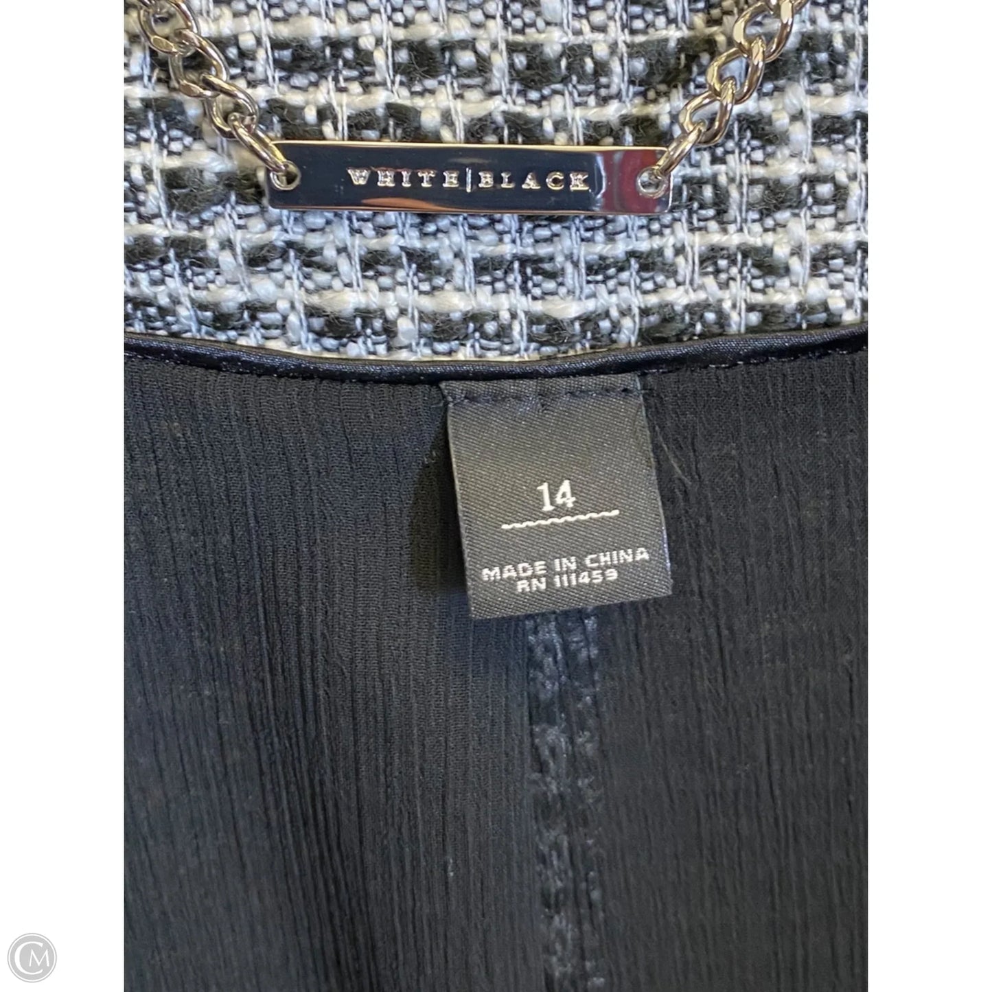 Skirt Set 2pc By White House Black Market In Black & White, Size: 14