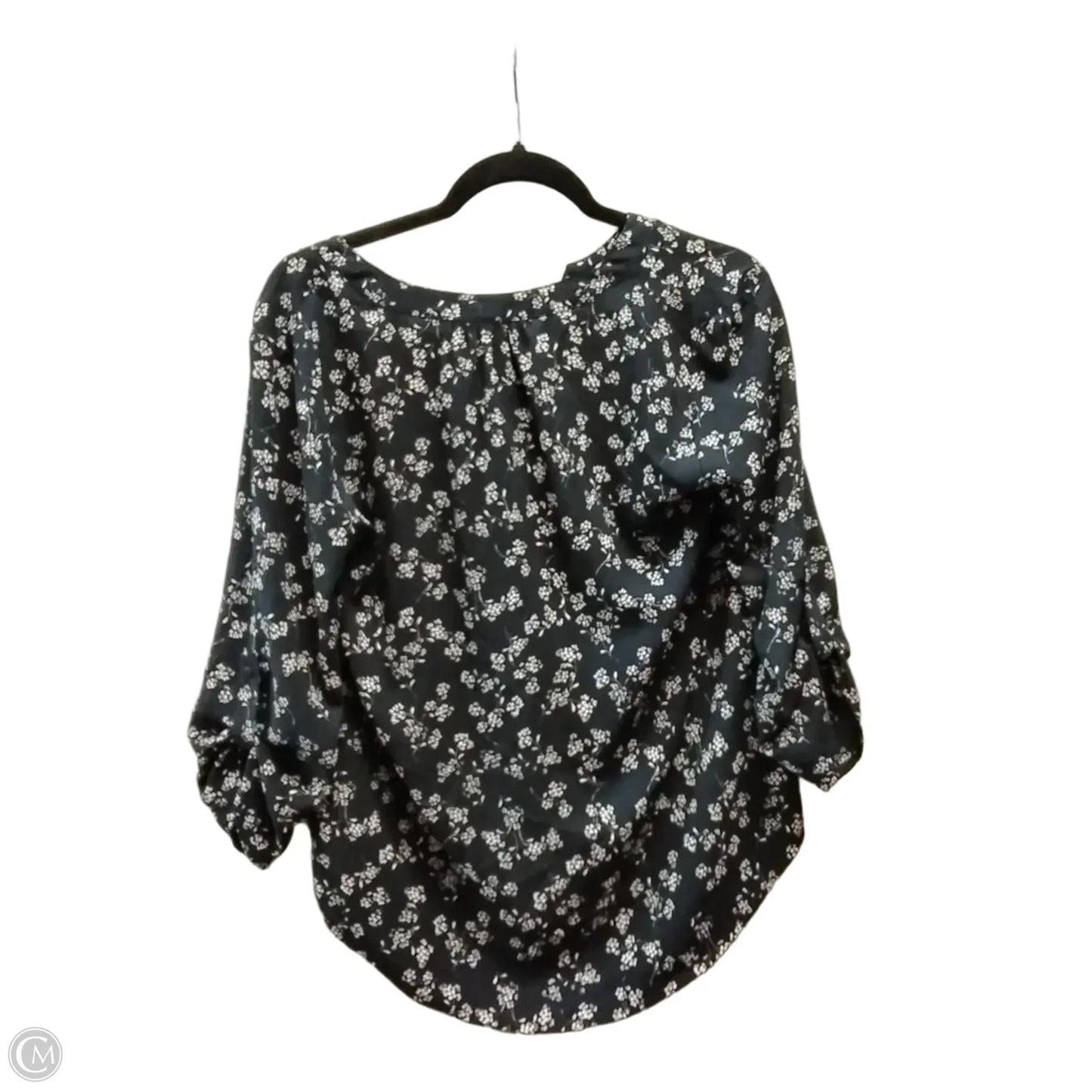 Blouse Long Sleeve By 41 Hawthorn In Floral Print, Size: S