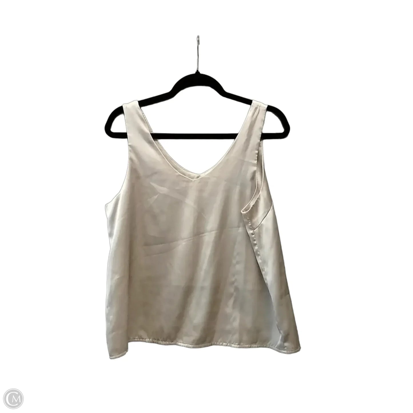 Blouse Sleeveless By Zeagoo In Beige, Size: L