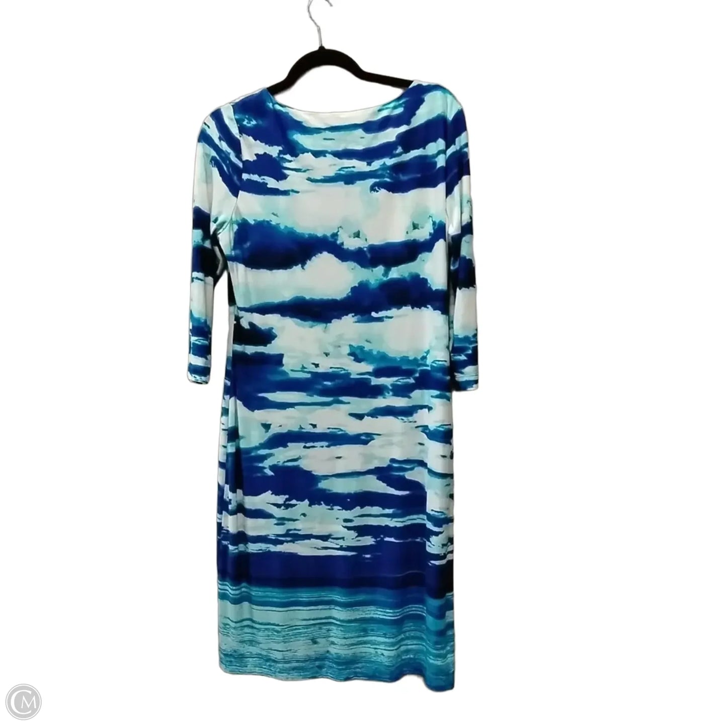 Dress Casual Maxi By Calvin Klein In Tie Dye Print, Size: 12