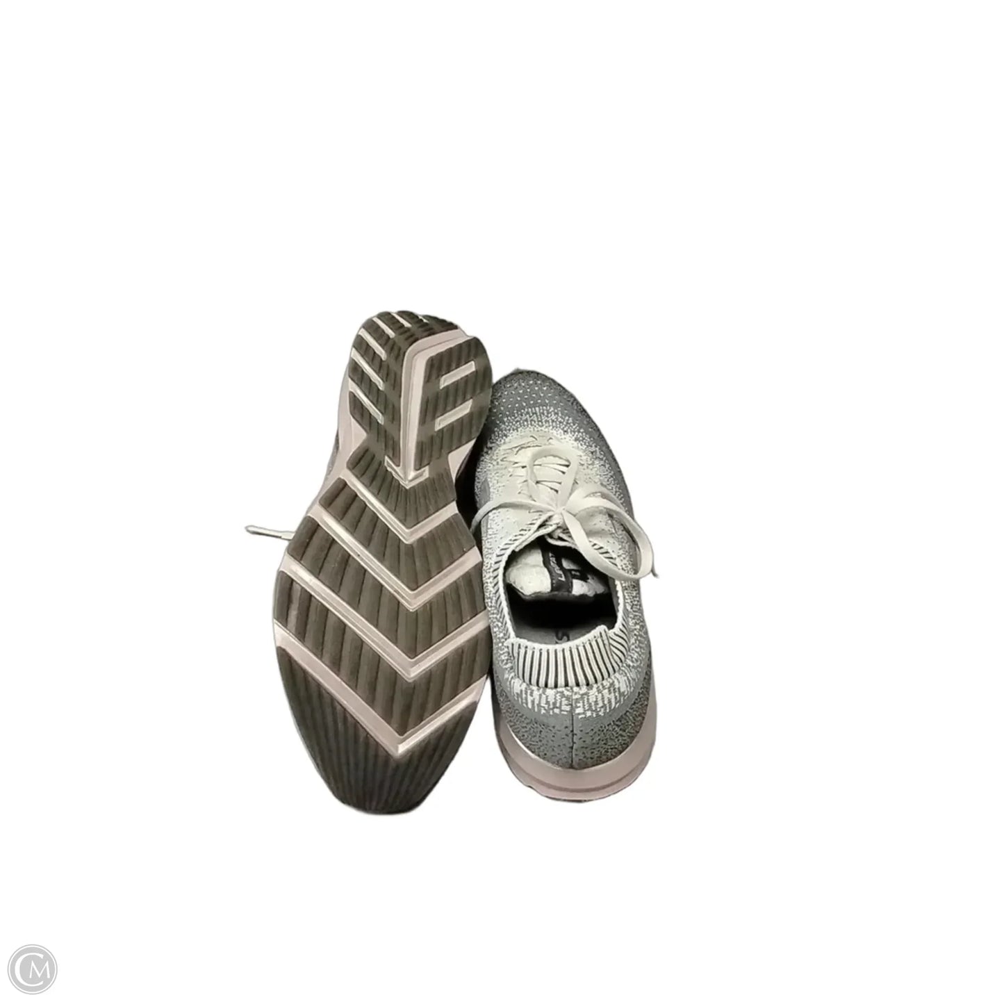 Shoes Athletic By Lew Ingram In Grey & Pink, Size: 12