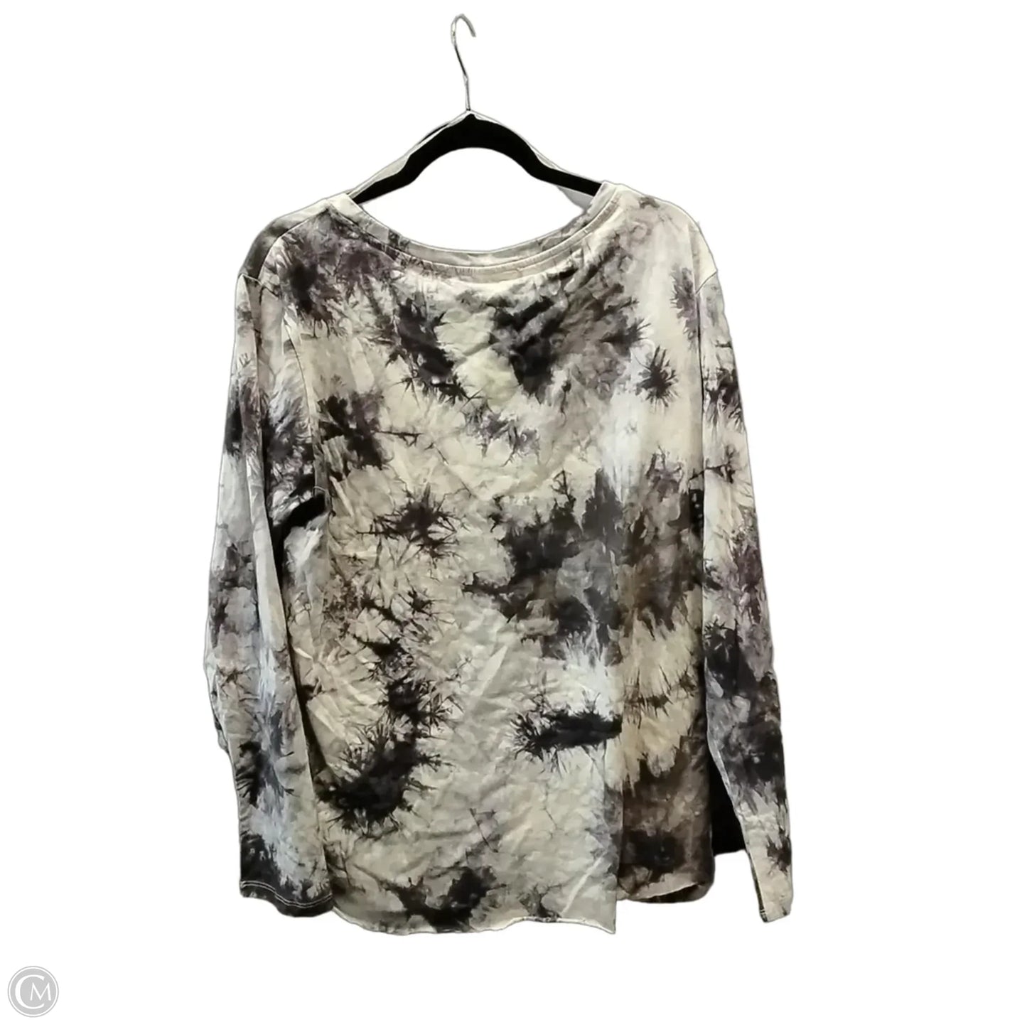 Top Long Sleeve By Umgee In Tie Dye Print, Size: Xl