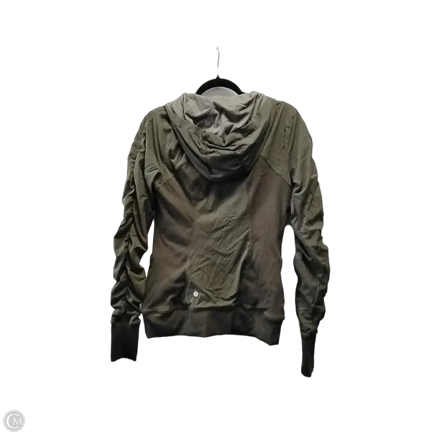 Athletic Jacket By Lululemon In Green, Size: 8