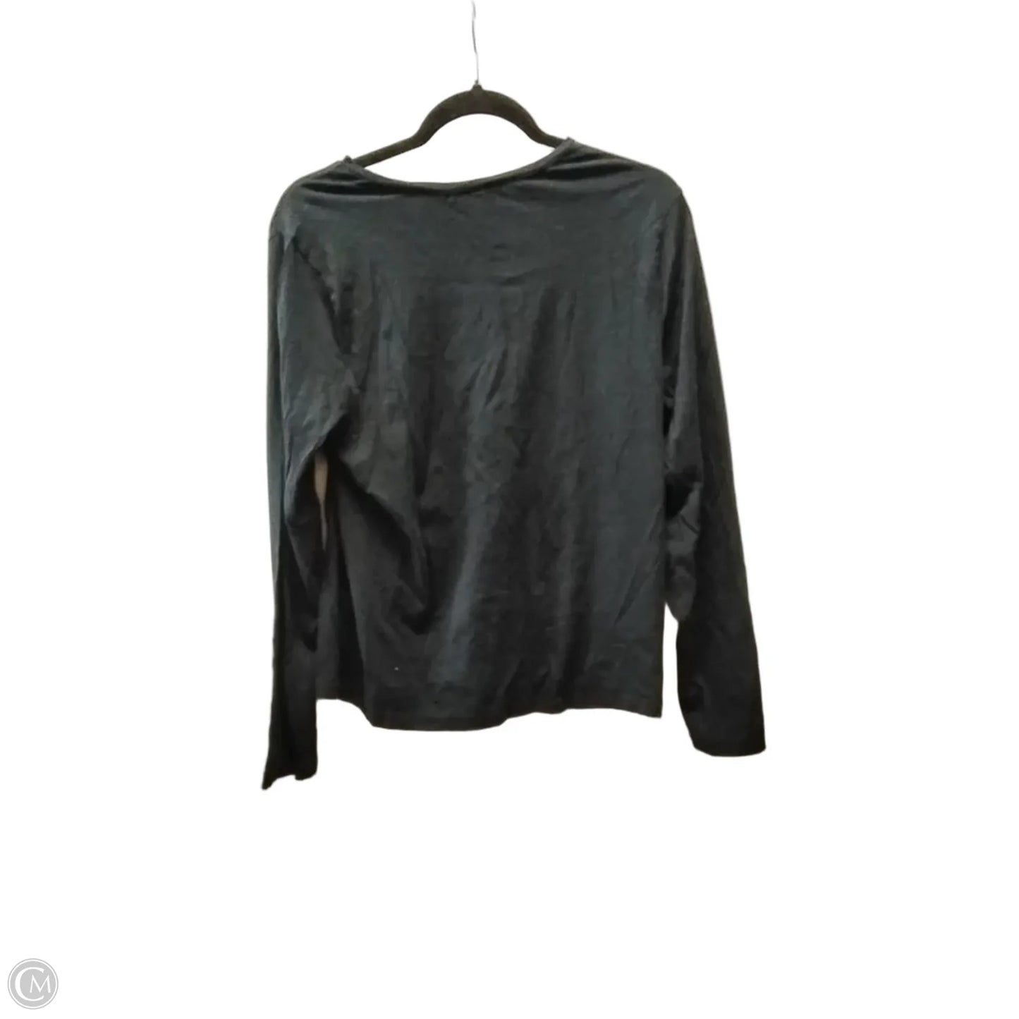 Top Long Sleeve By Banana Republic In Black, Size: L