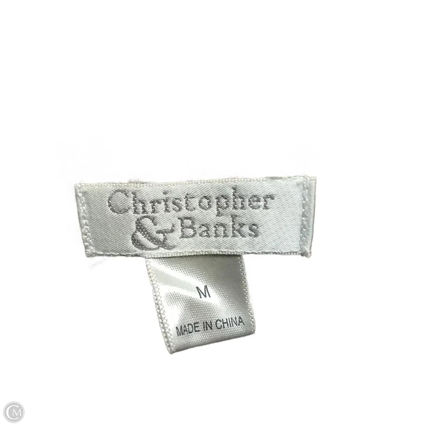 Jacket Shirt By Christopher And Banks In Paisley Print, Size: M