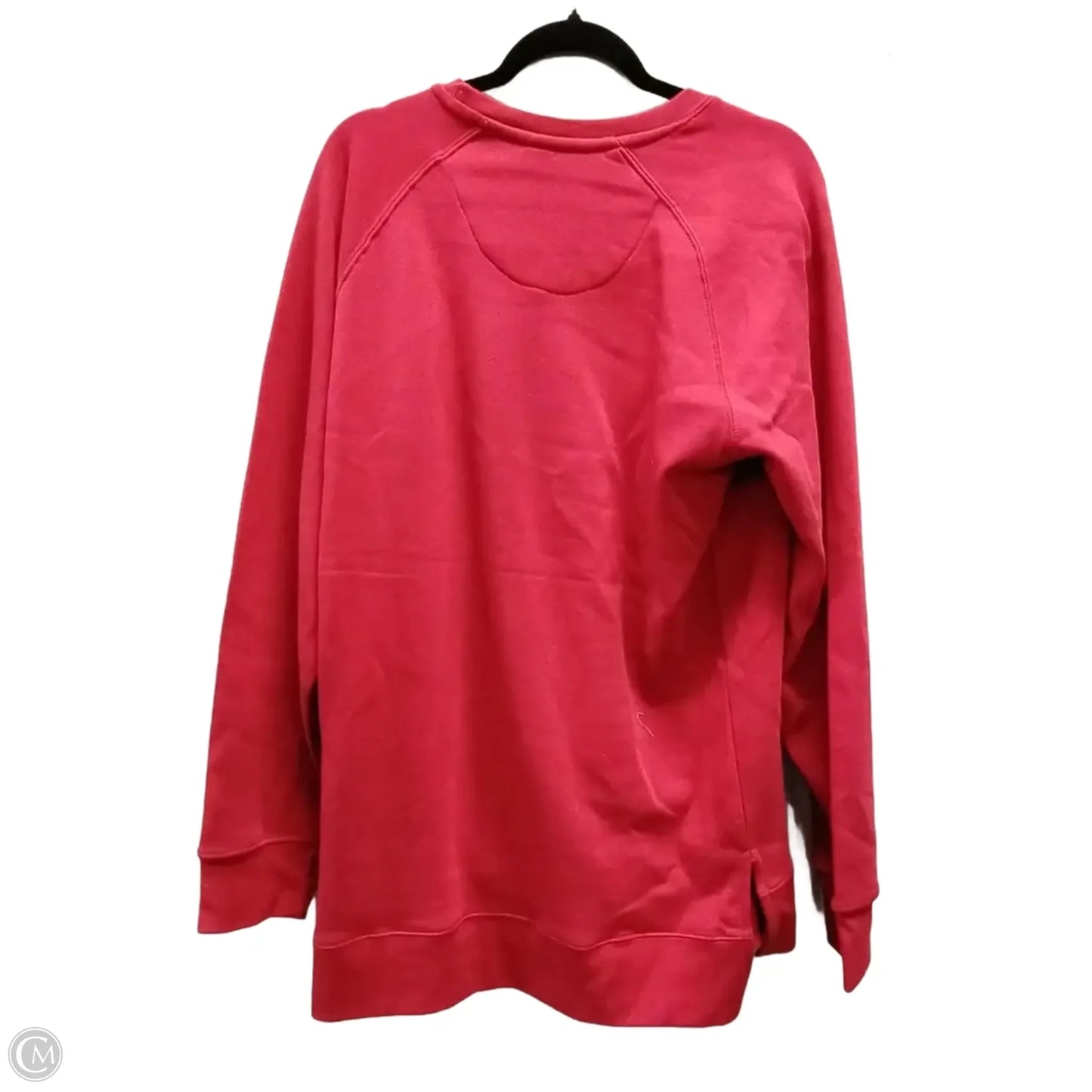 Sweatshirt Crewneck By Clothes Mentor In Red, Size: 2x