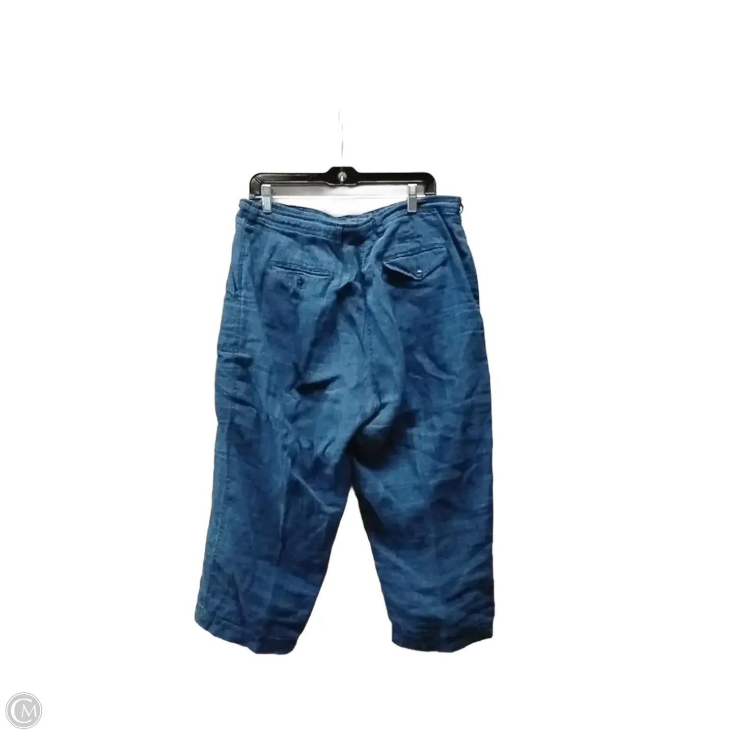Pants Cropped By Lauren By Ralph Lauren In Blue, Size: 16