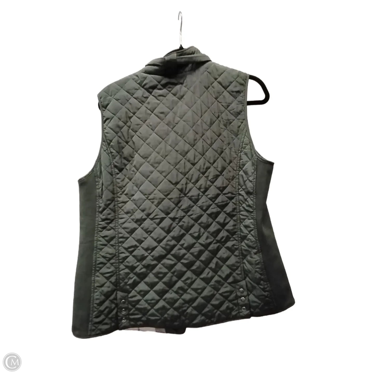 Vest Puffer & Quilted By Hawthorn In Green, Size: L