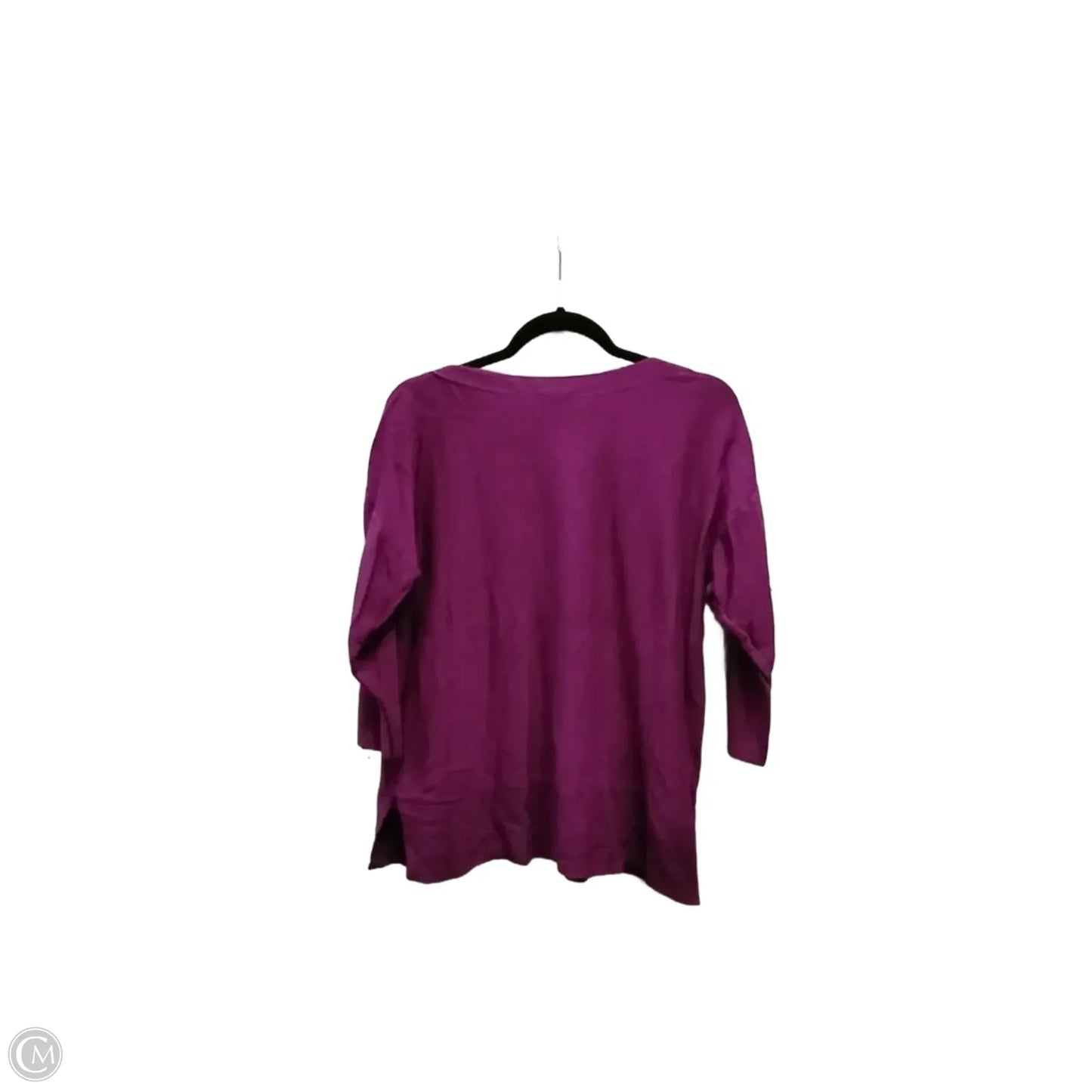 Sweater By Chicos In Purple, Size: L