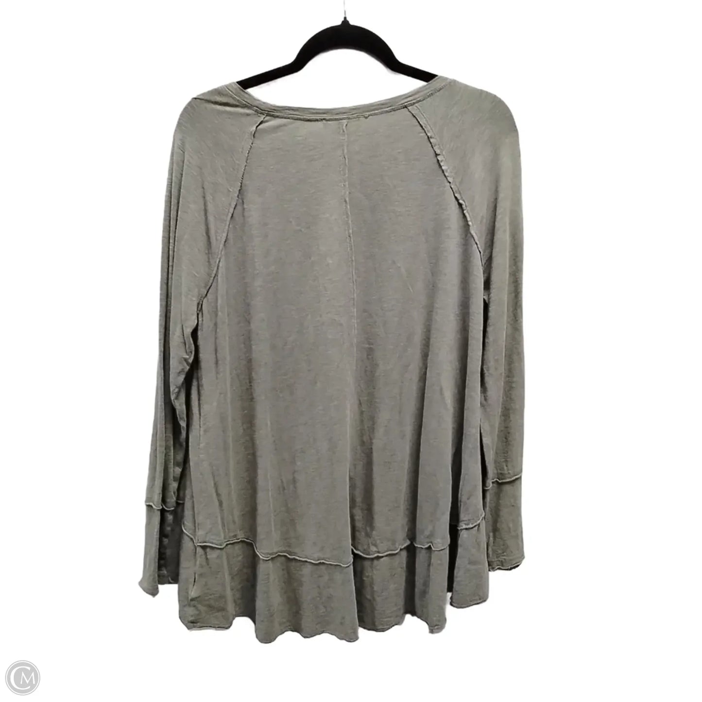Top Long Sleeve By Style And Company In Green, Size: M