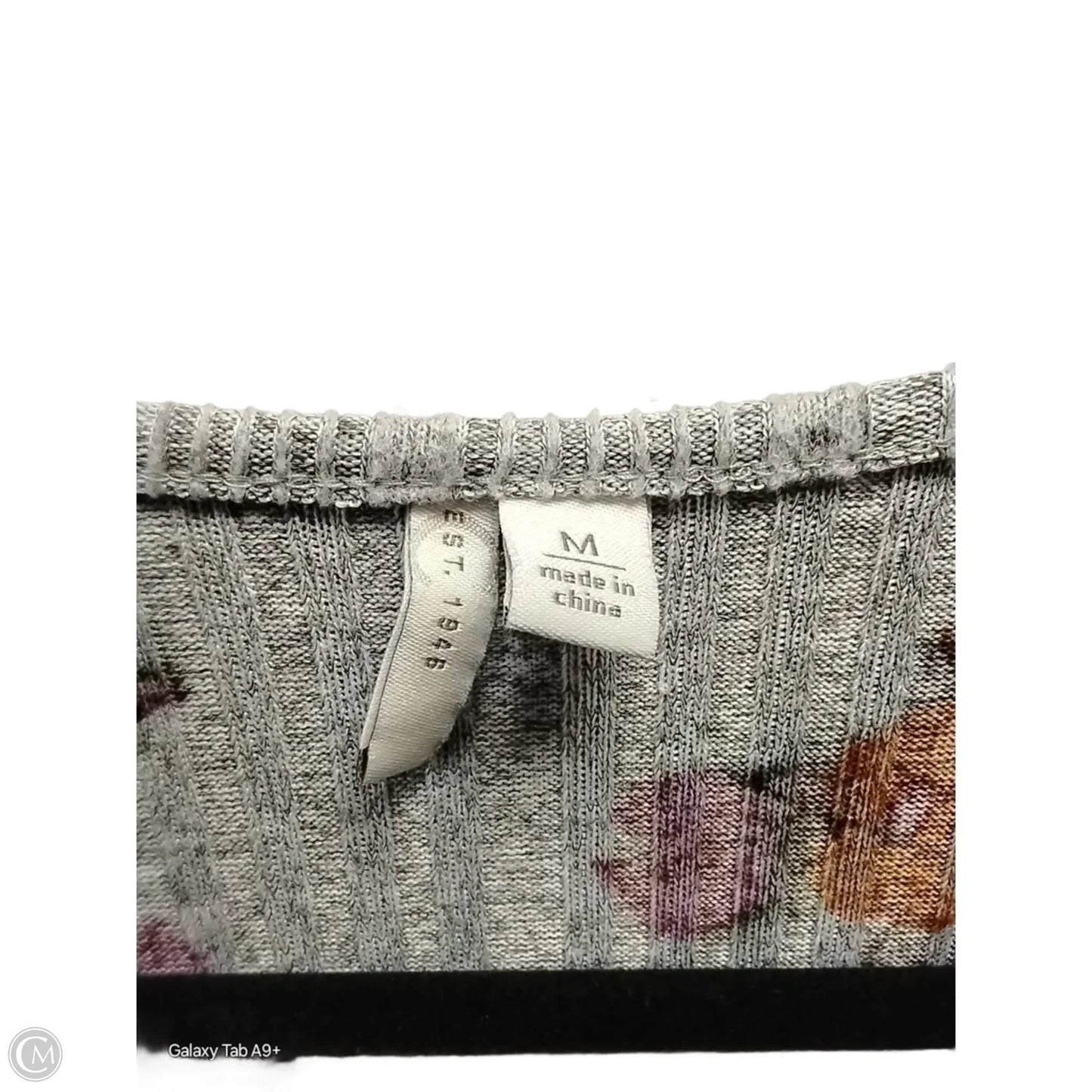 Sweater By Cato In Floral Print, Size: M