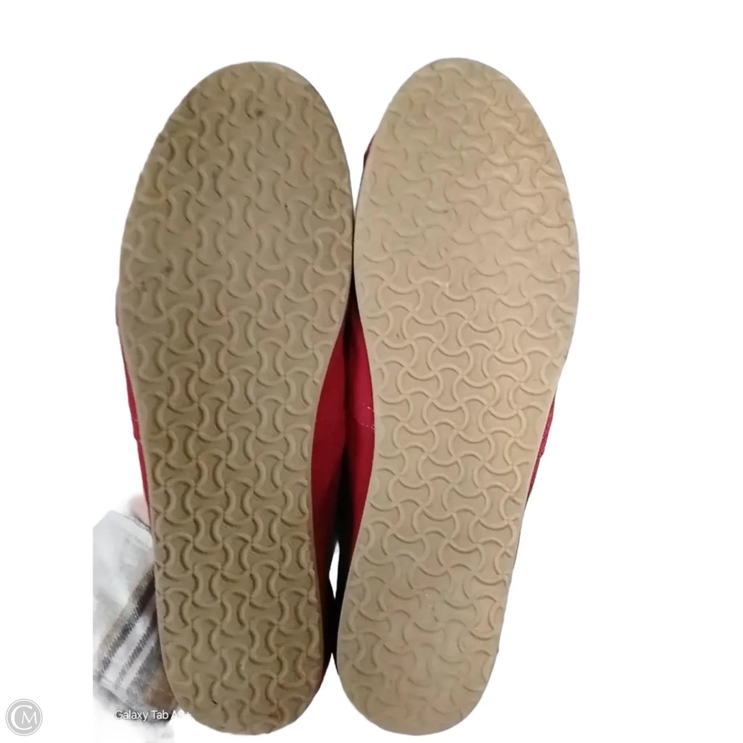 Shoes Flats By Toms In Red, Size: 8.5