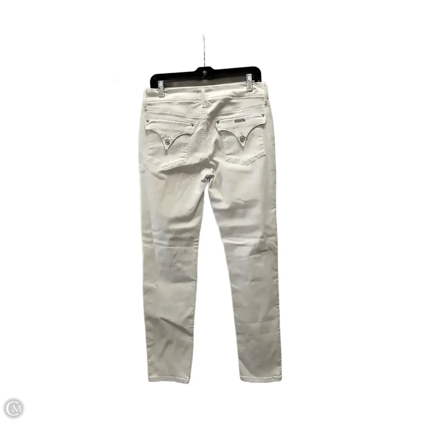 Jeans Skinny By Hudson In White, Size: 10