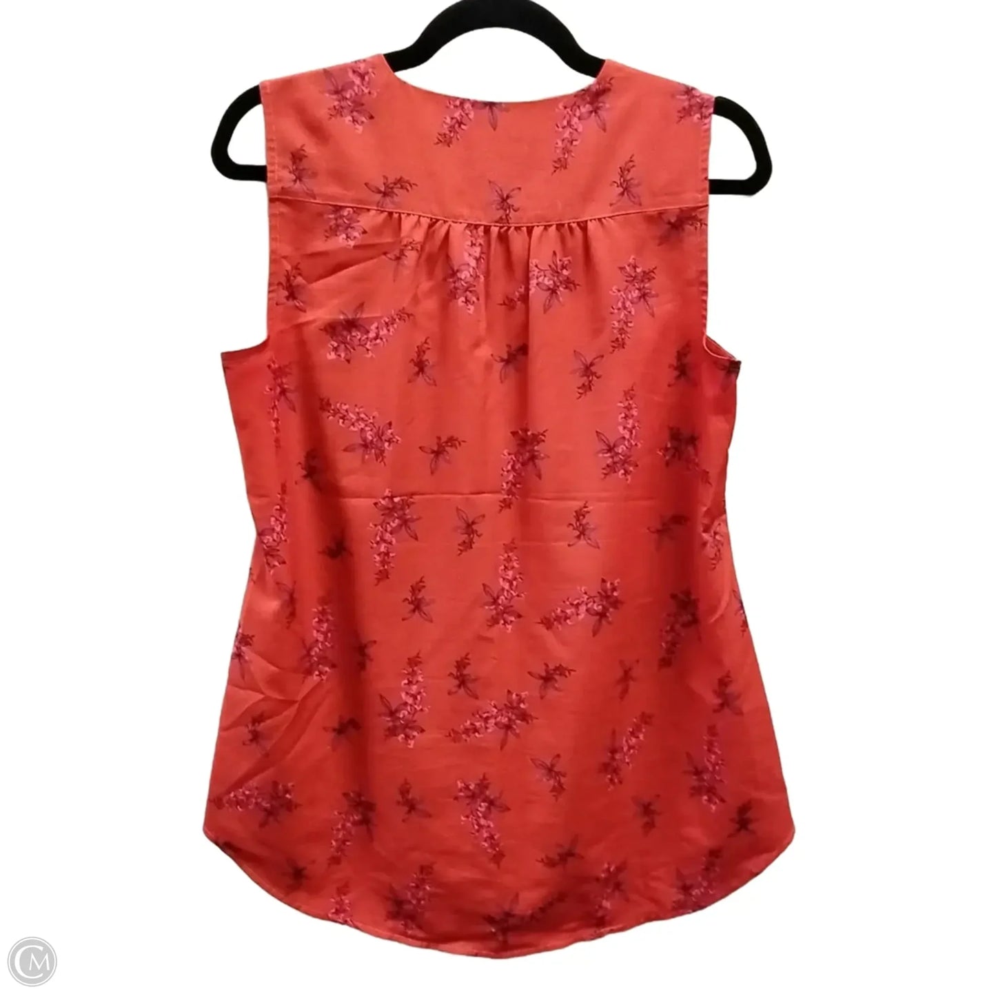 Blouse Short Sleeve By Cabi In Red, Size: S