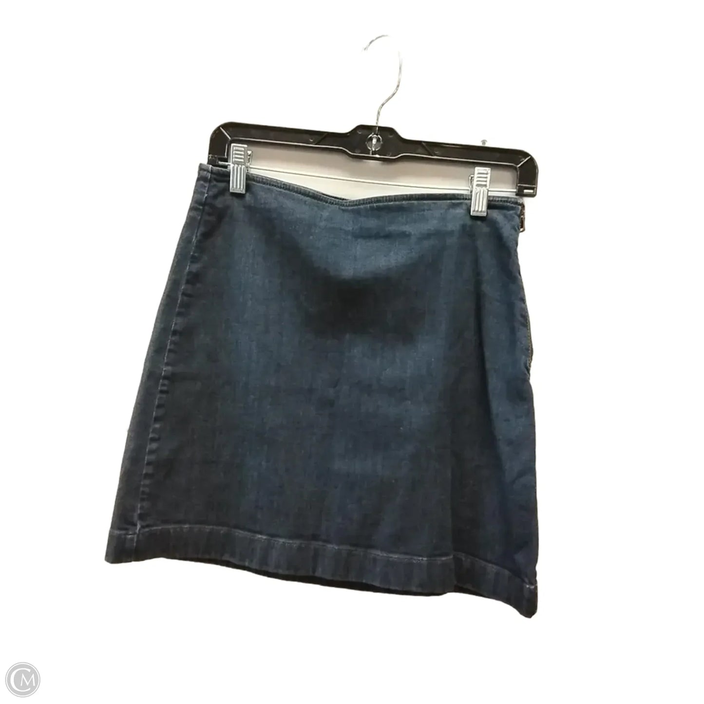 Skirt Mini & Short By Ann Taylor In Blue Denim, Size: 0