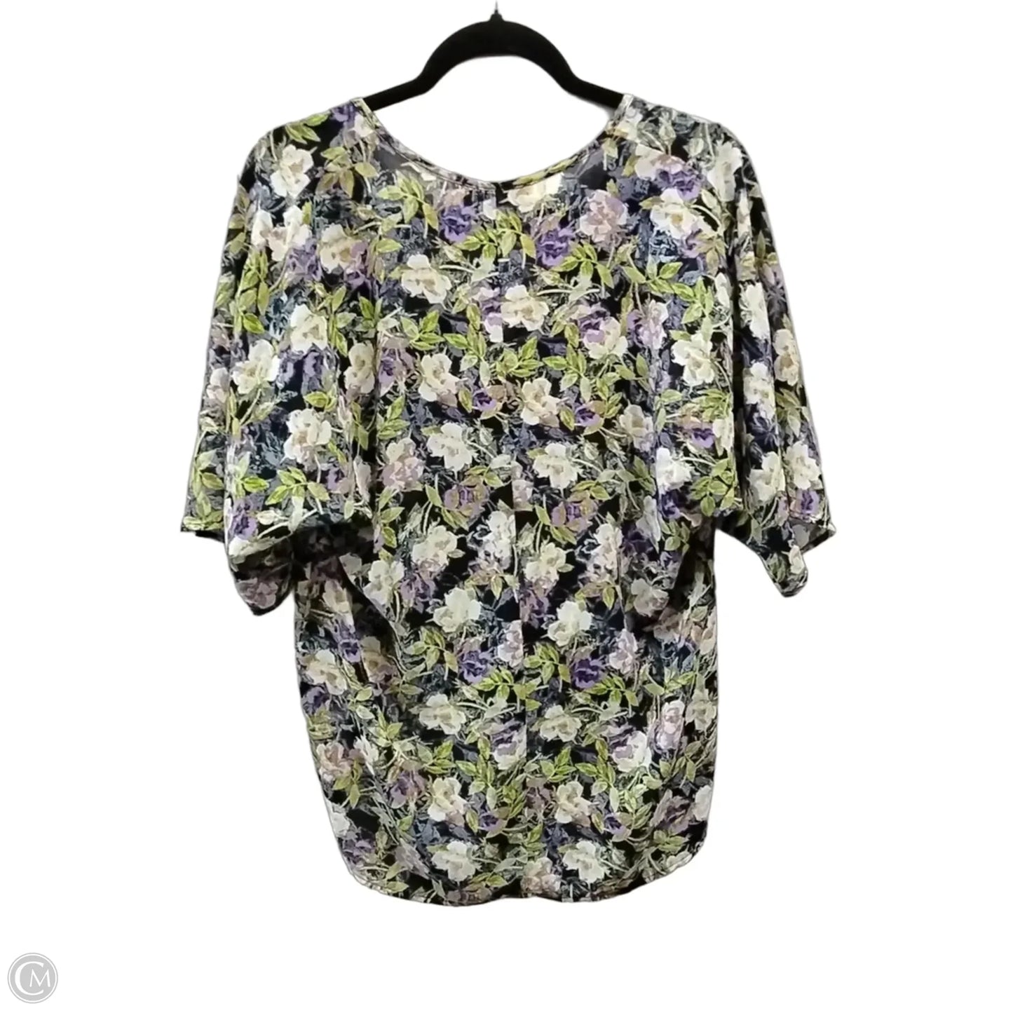 Blouse Short Sleeve By Wayf In Floral Print, Size: M
