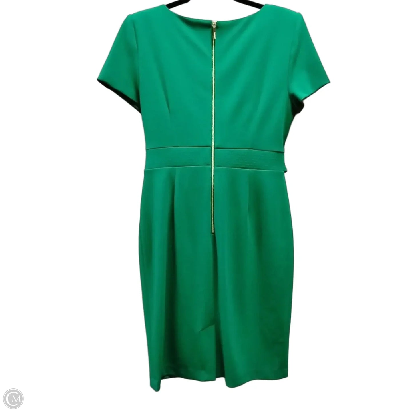 Dress Casual Short By Calvin Klein In Green, Size: 12