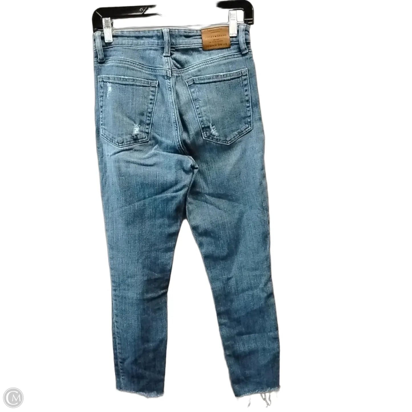 Jeans Skinny By Lucky Brand In Blue Denim, Size: 4