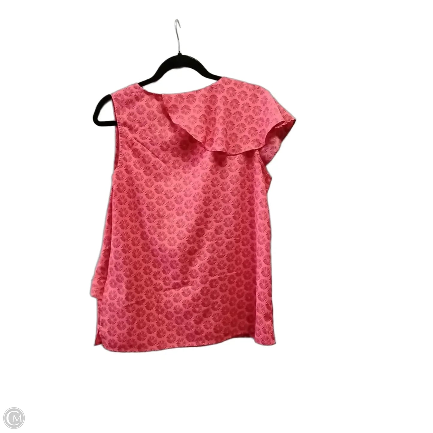Top Sleeveless By Banana Republic In Red, Size: M