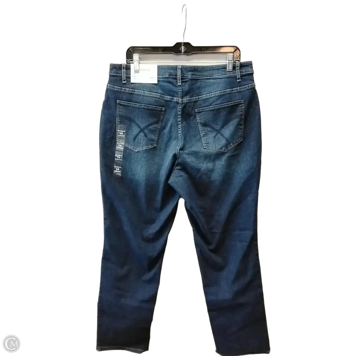 Jeans Straight By Christopher And Banks In Blue Denim, Size: 14