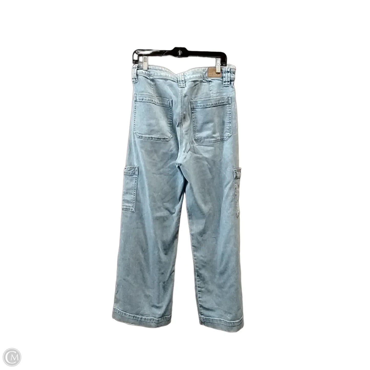 Jeans Straight By Good American In Blue Denim, Size: 8