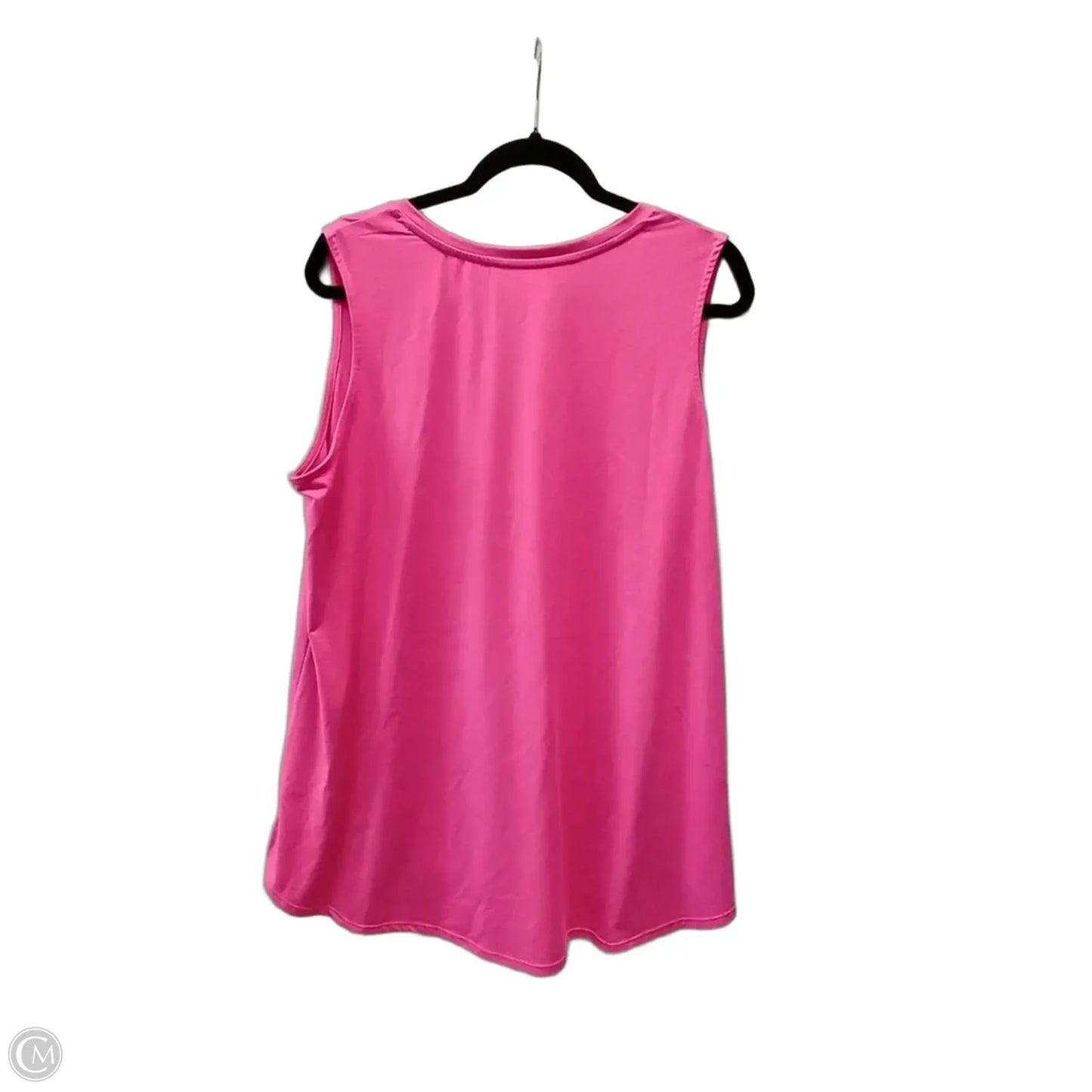 Tank Top By Cuddl Duds In Pink, Size: 1x