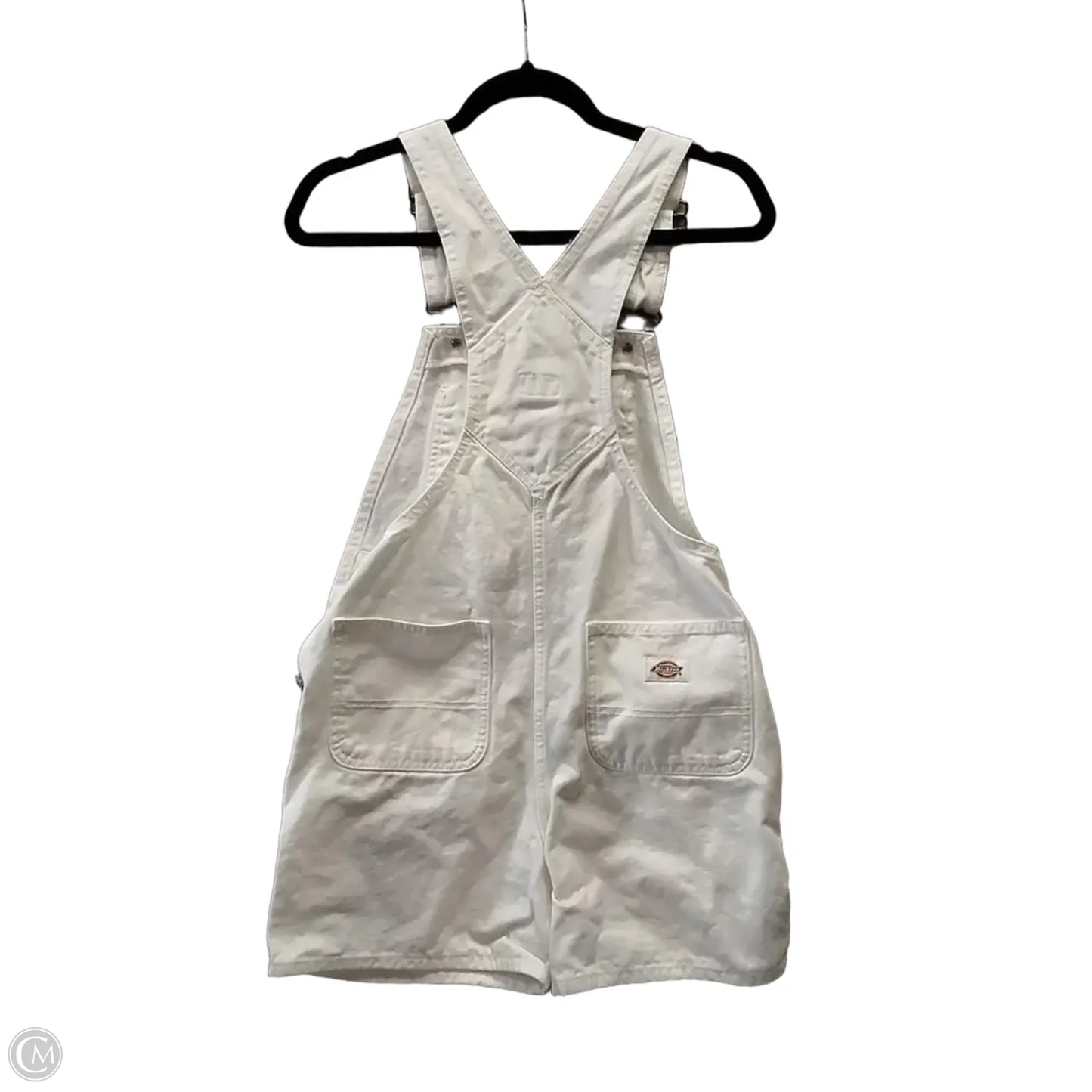 Shortalls By Dickies In White, Size: Xs