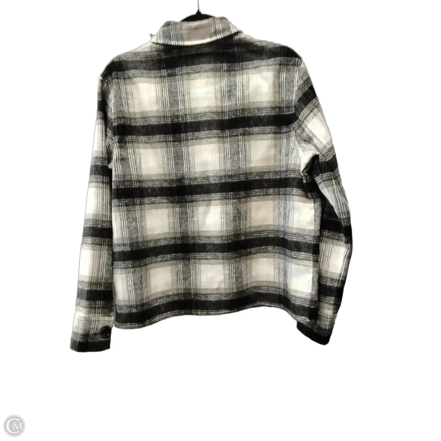 Jacket Fleece By Bb Dakota In Plaid Pattern, Size: L