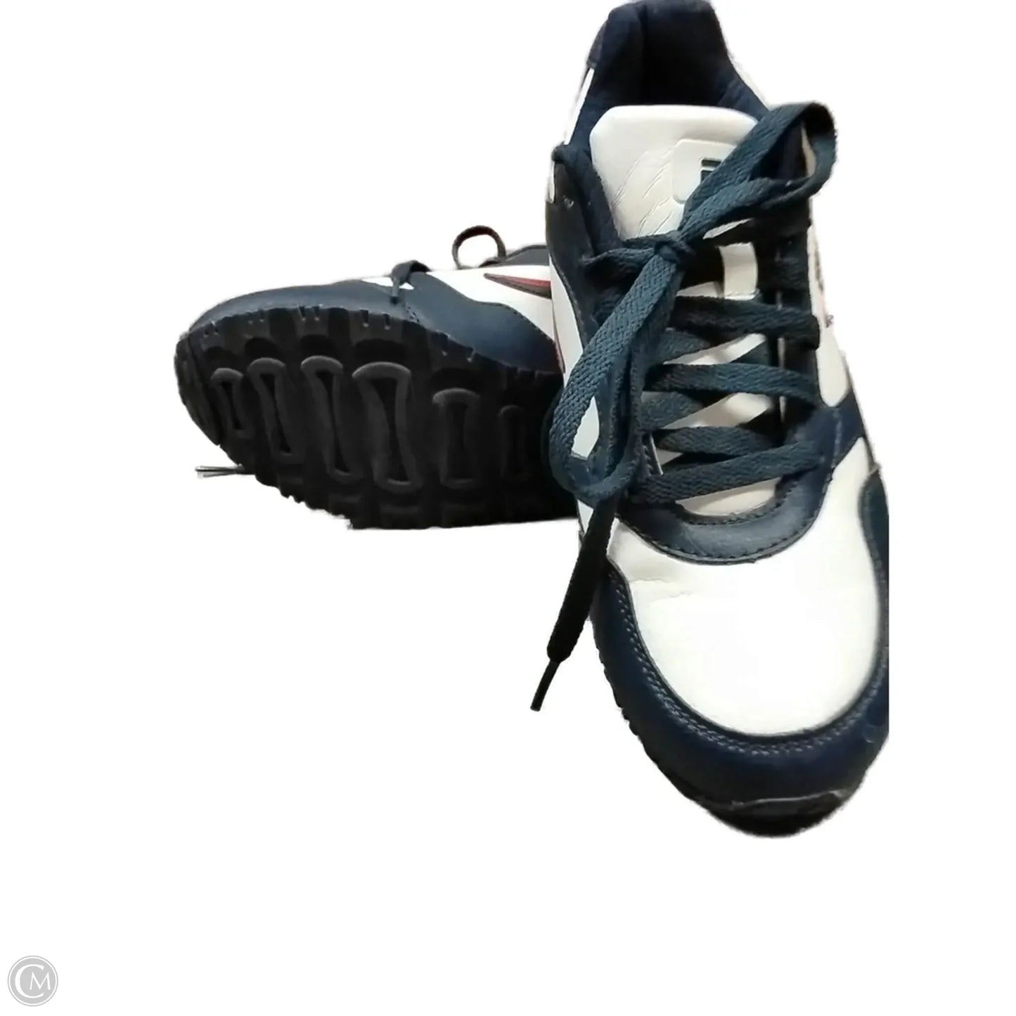 Shoes Sneakers By Fila In Blue & White, Size: 8