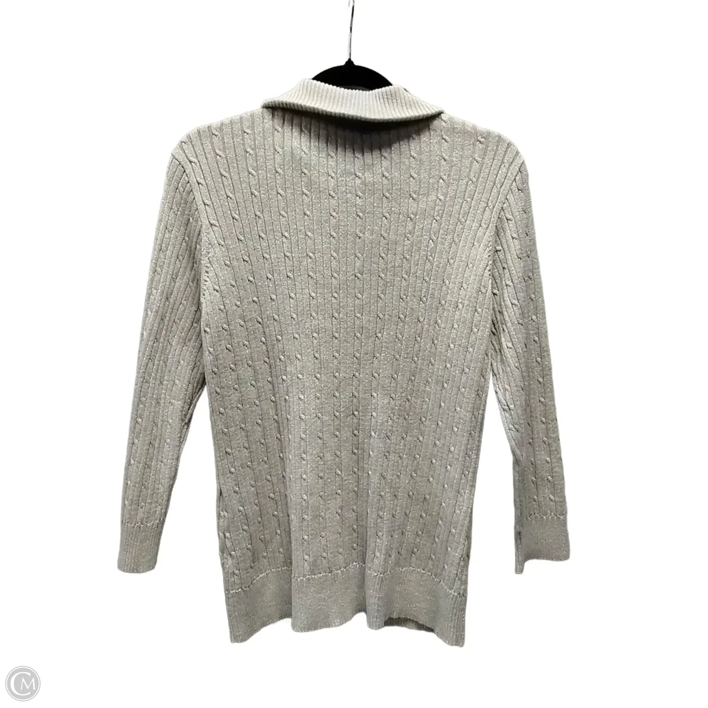 Jacket Shirt By Chaps In Grey, Size: Xl