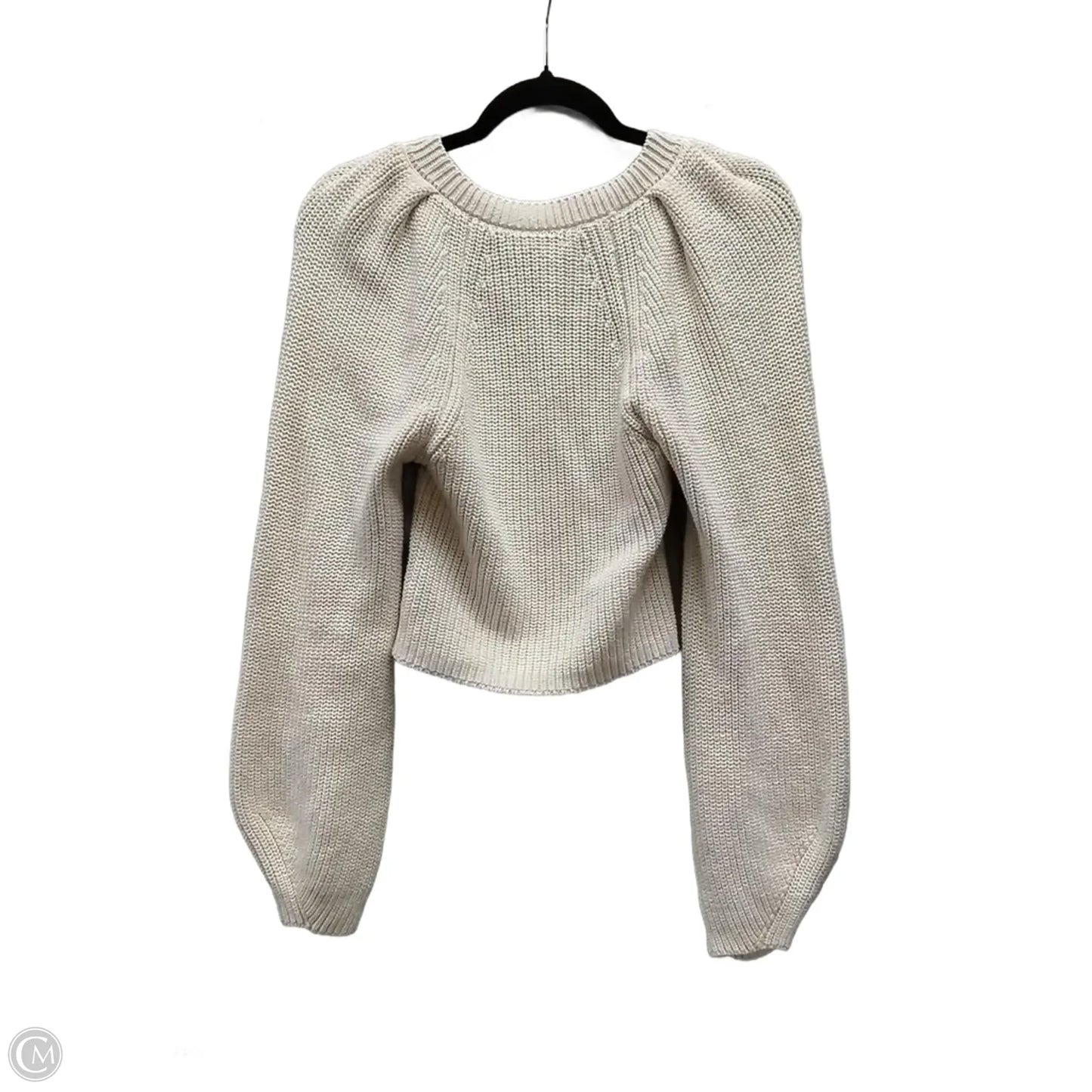 Sweater By Forever 21 In Cream, Size: L