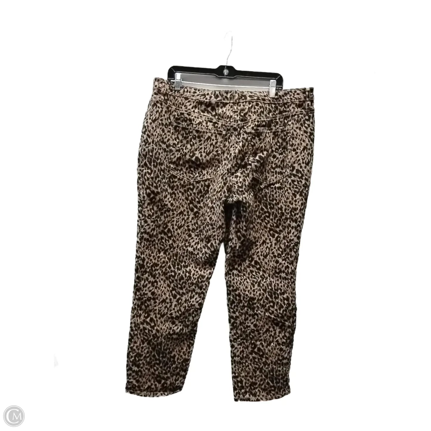 Jeans Straight By Terra & Sky In Animal Print, Size: 18w