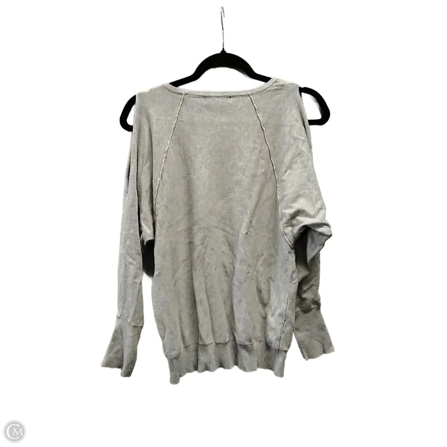 Top Long Sleeve By Jennifer Lopez In Grey, Size: M