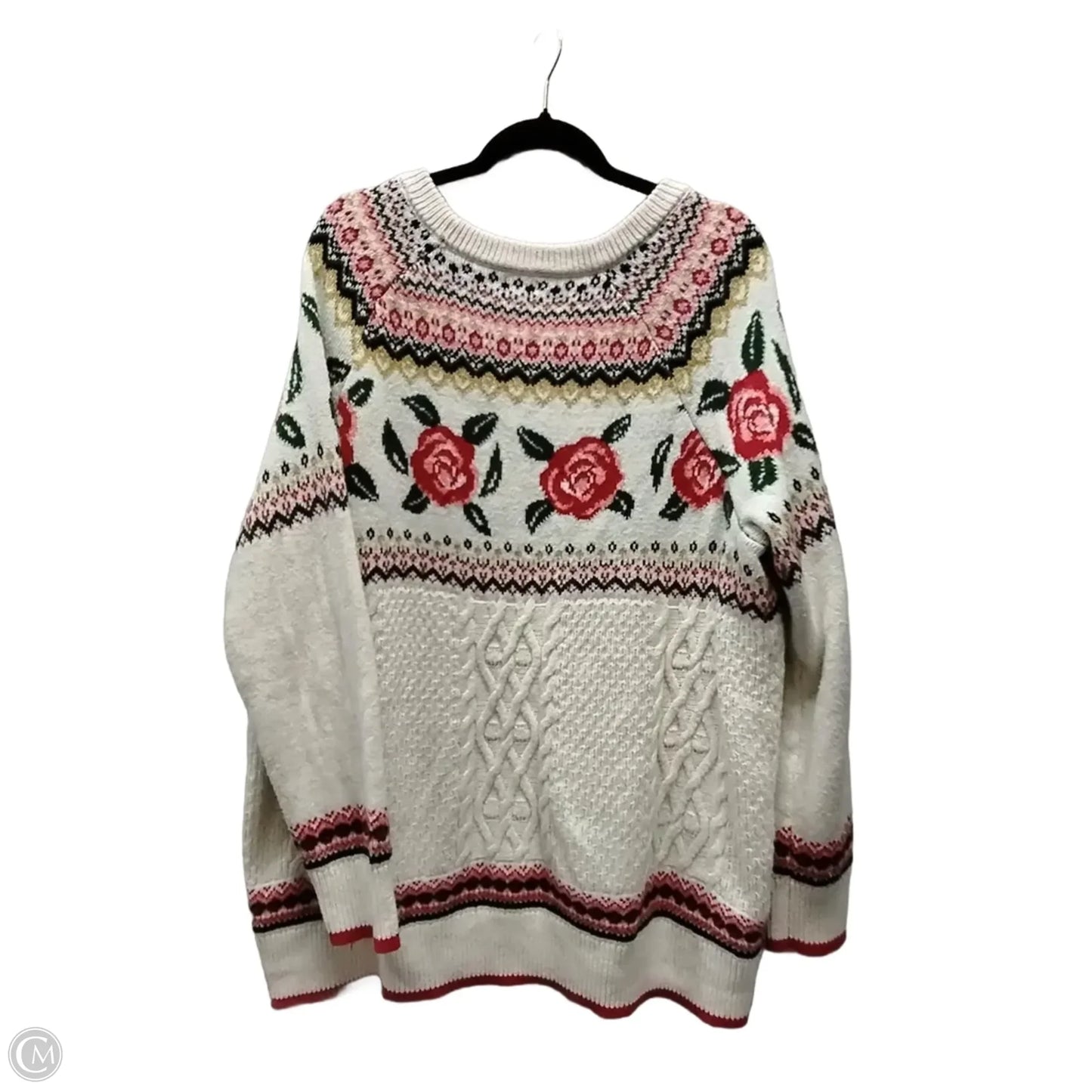 Sweater By Mossimo In Floral Print, Size: Xxl