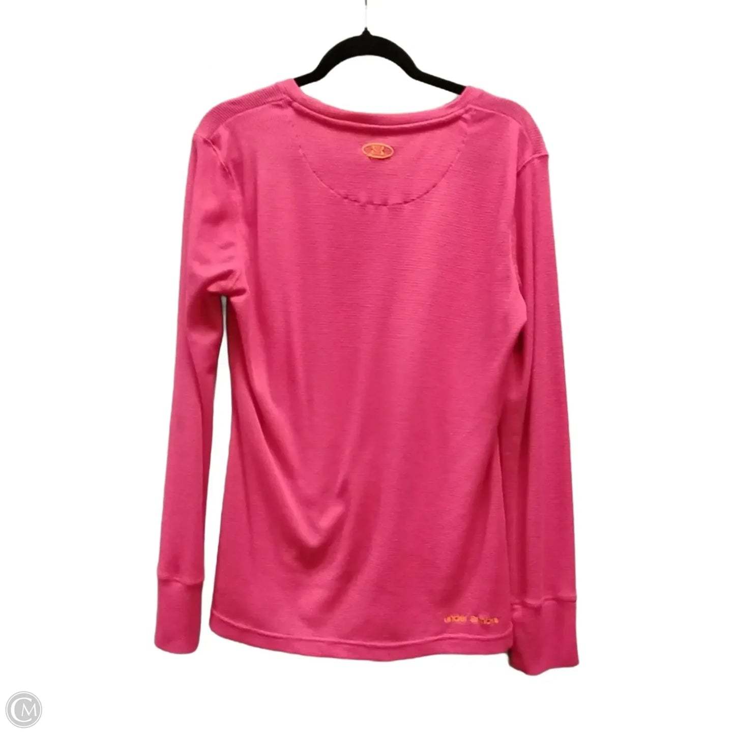 Top Long Sleeve By Under Armour In Pink, Size: Xl