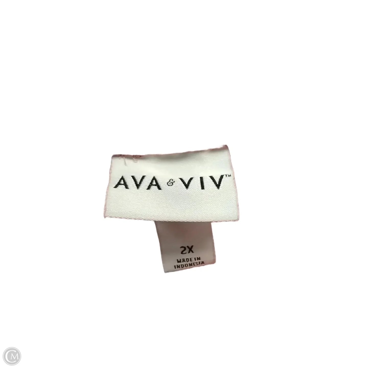 Sweatshirt Collar By Ava & Viv In Pink, Size: 2x
