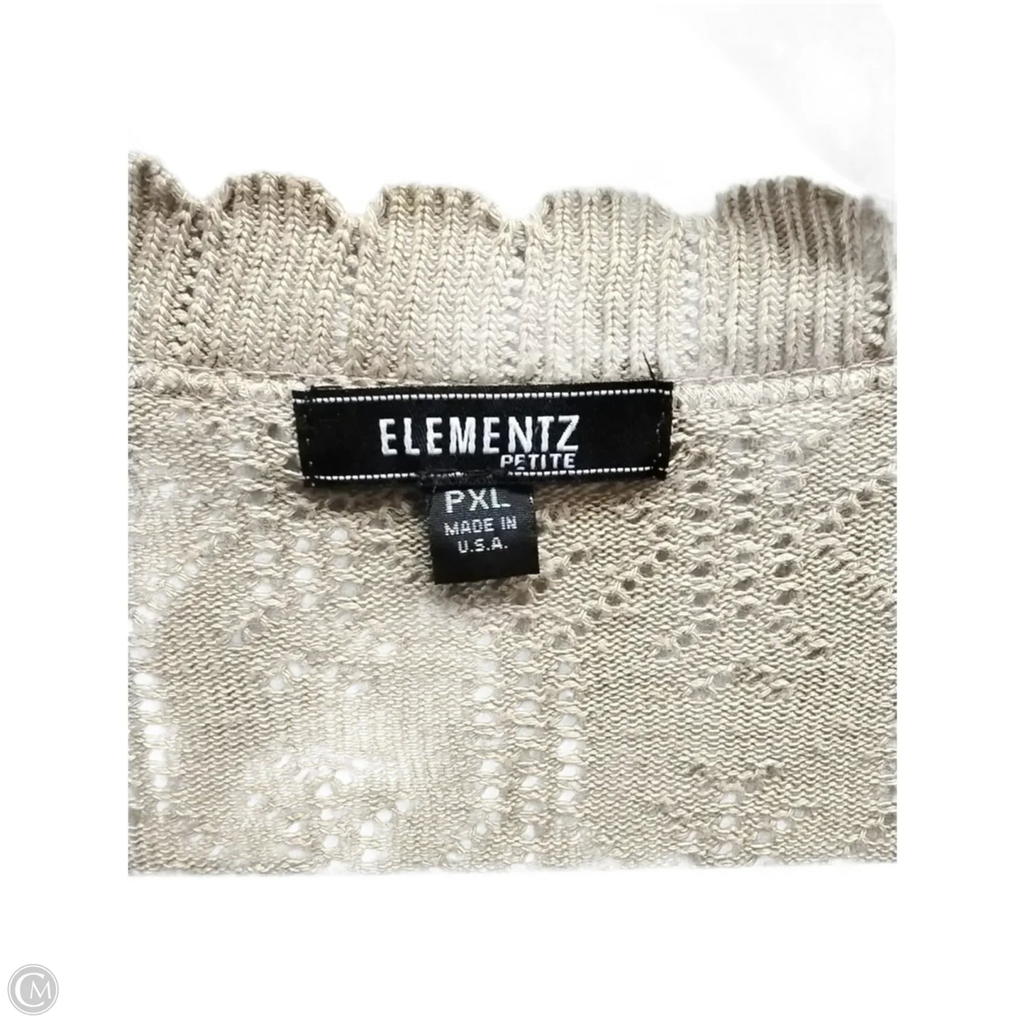 Cardigan By Elementz In Brown, Size: Xlp