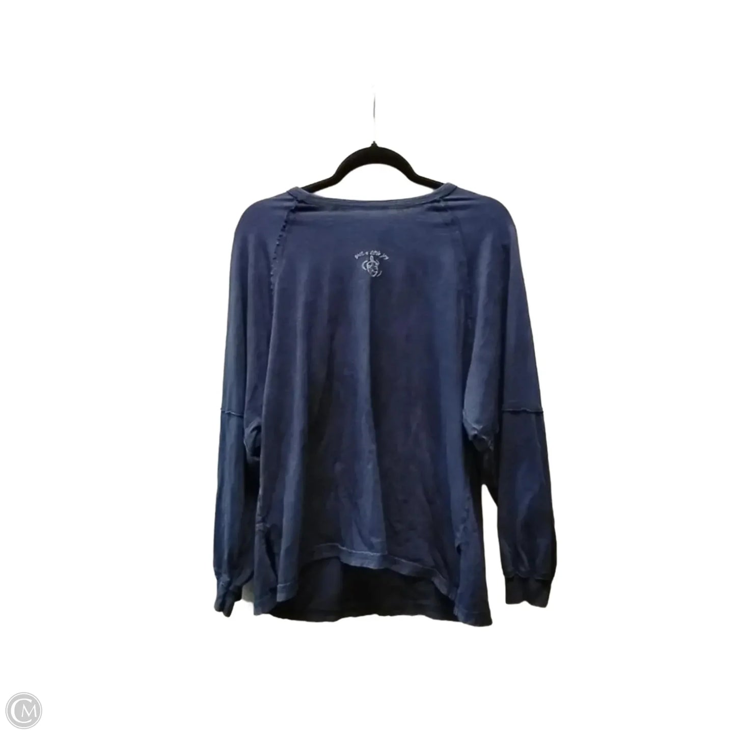 Top Long Sleeve By Aerie In Blue, Size: S