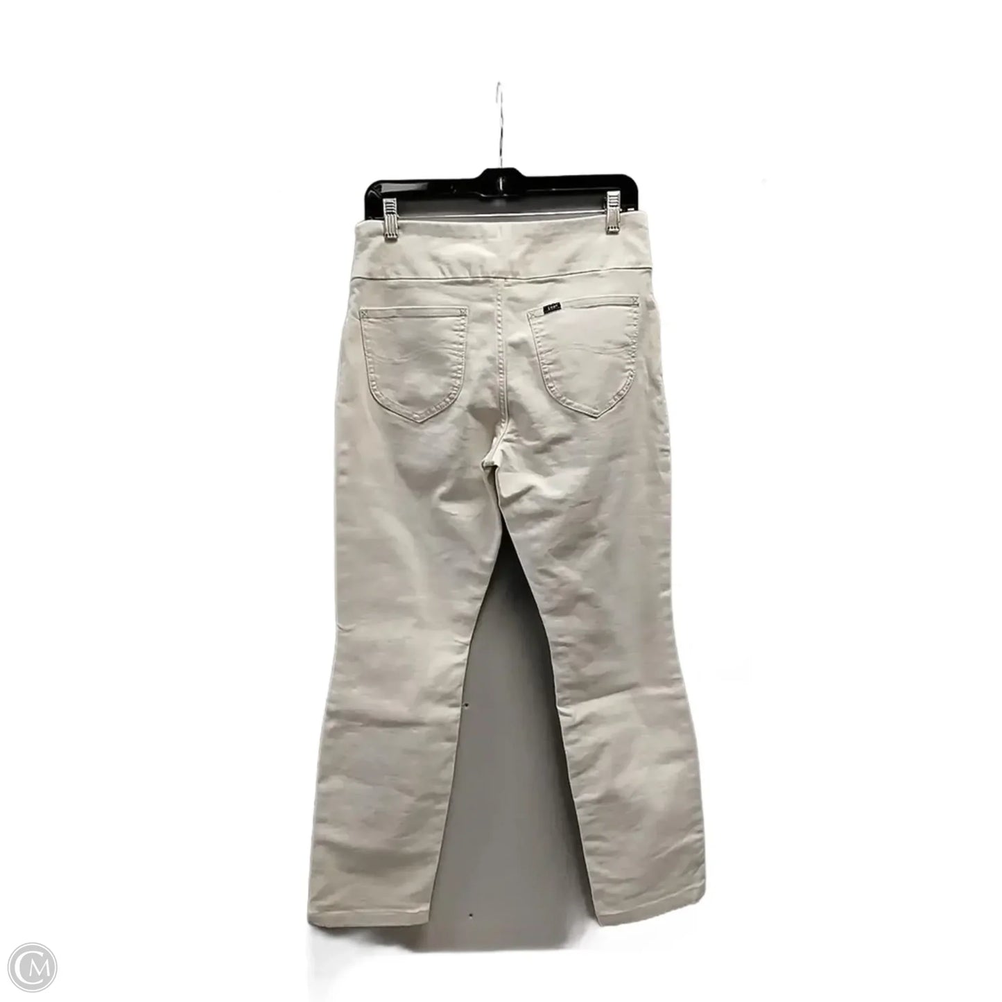 Jeans Skinny By Lee In Cream, Size: 8