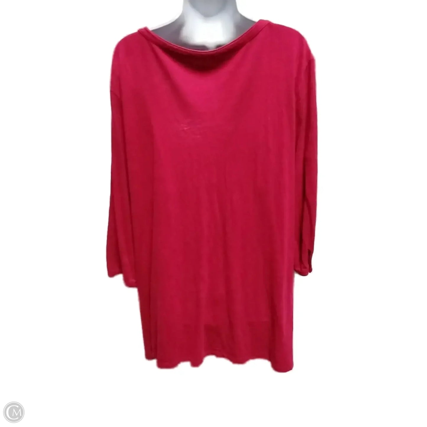 Top Short Sleeve By Catherines In Red, Size: 2x