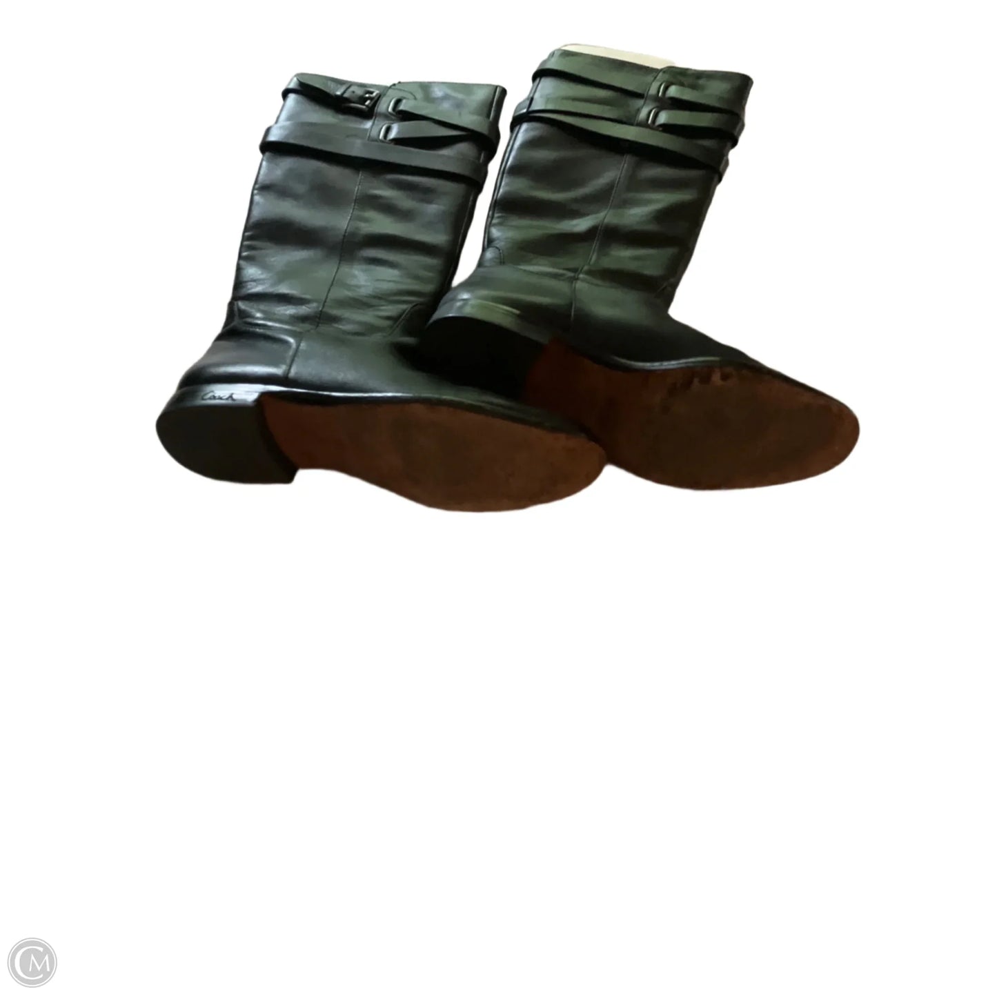 Boots Mid-calf Flats By Coach In Black, Size: 7