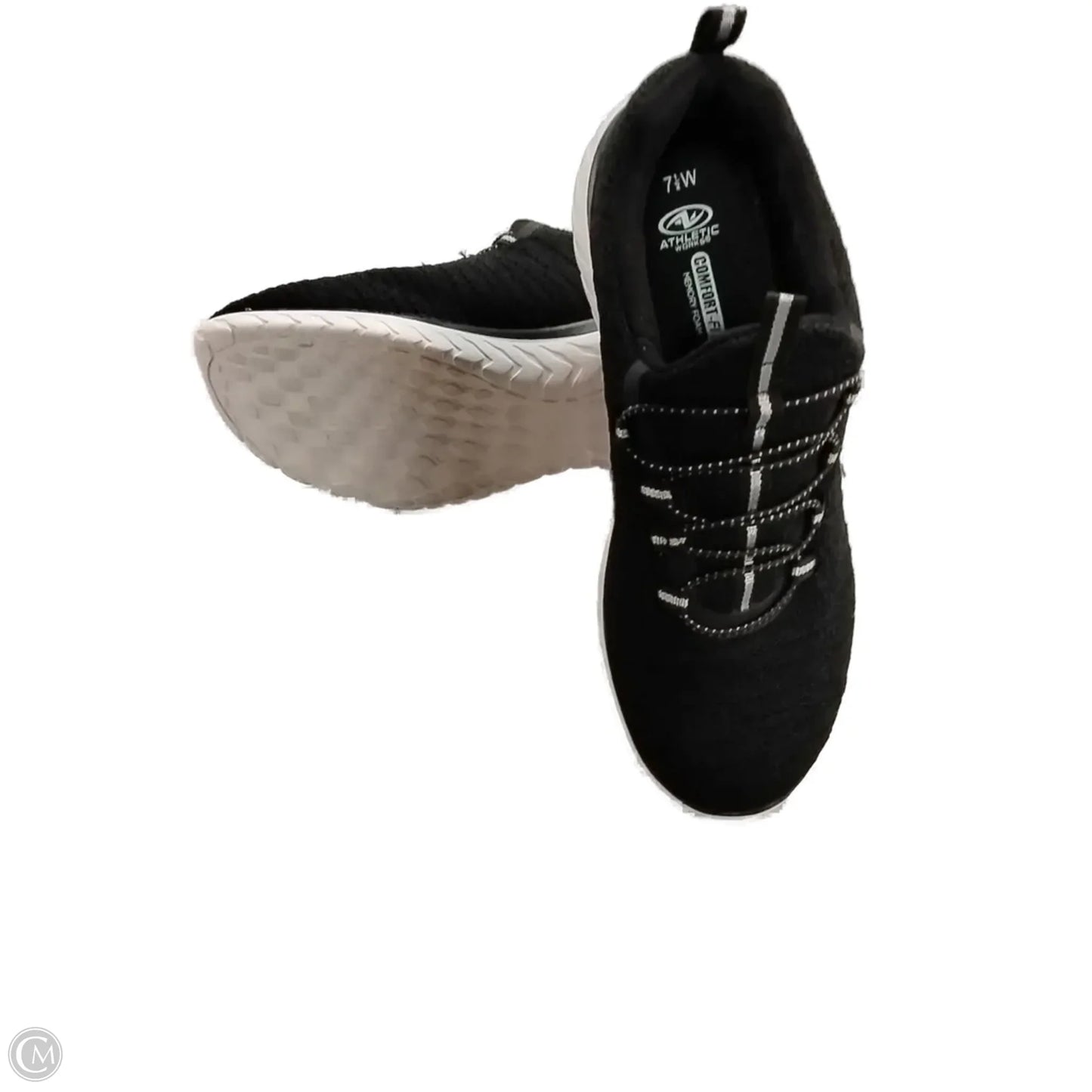 Shoes Athletic By Athletic Works In Black, Size: 7.5