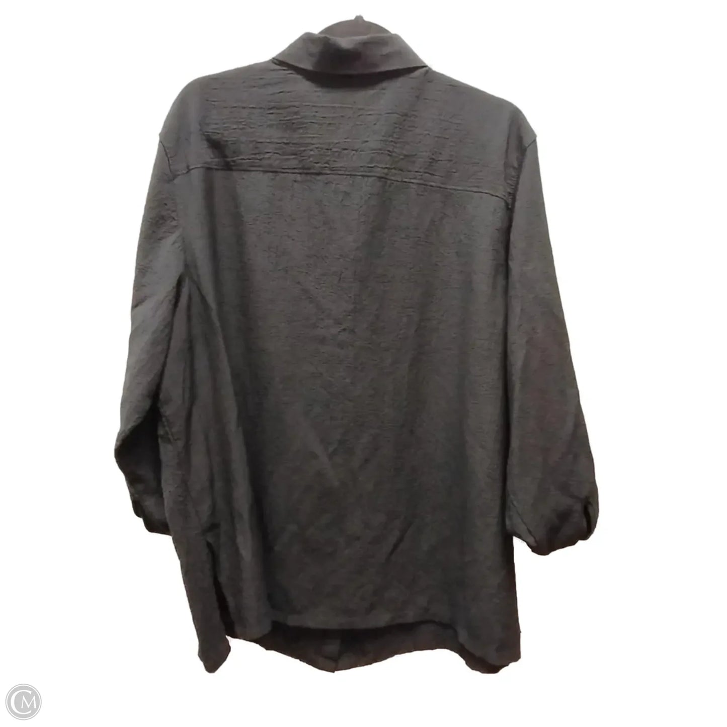 Blouse Long Sleeve By J. Jill In Black, Size: 2x