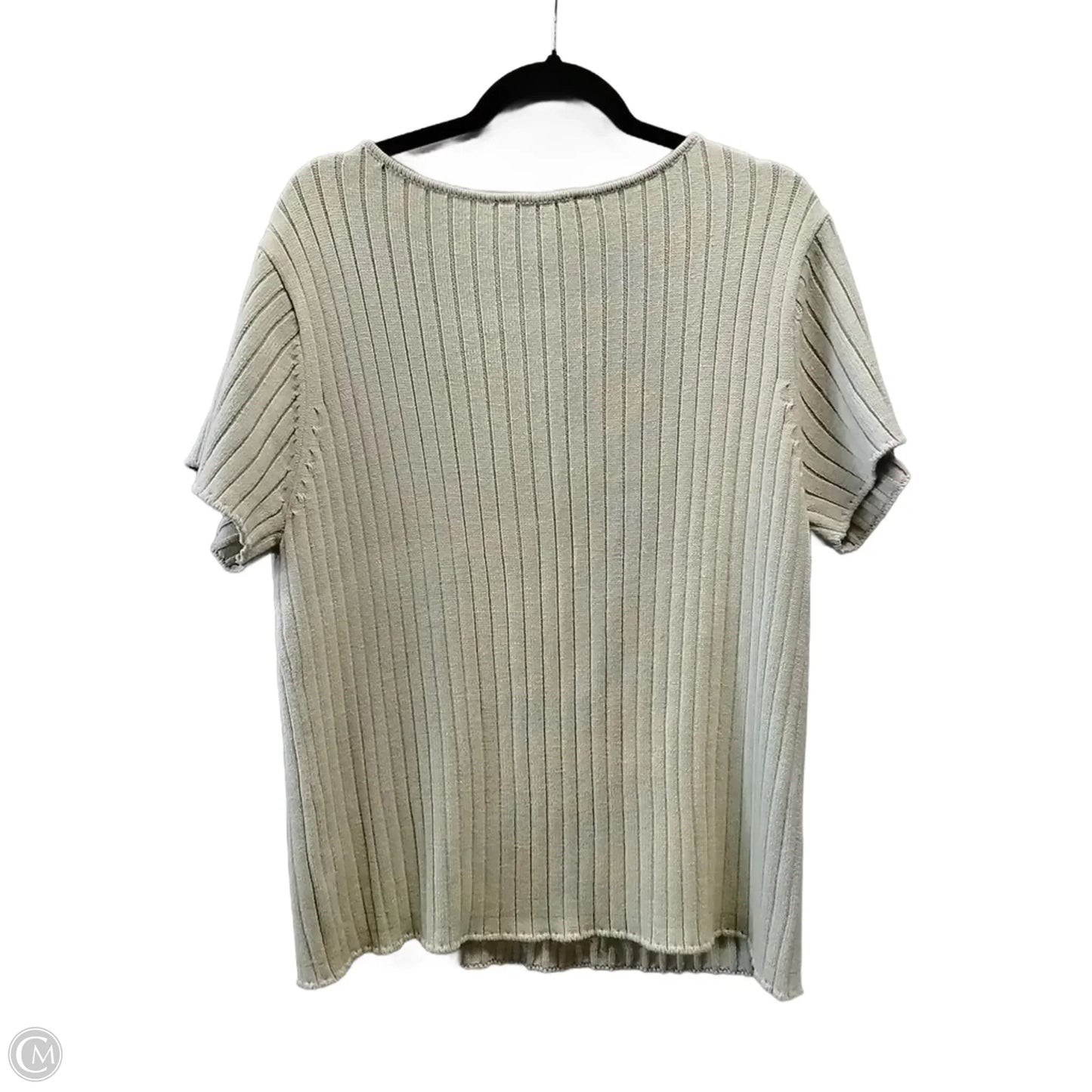 Sweater Short Sleeve By Norton Mcnaughton In Green, Size: Xl