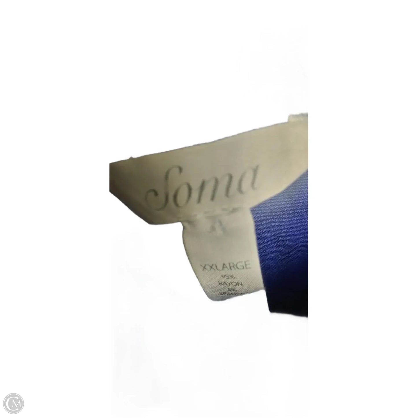 Blouse Long Sleeve By Soma In Purple, Size: Xxl