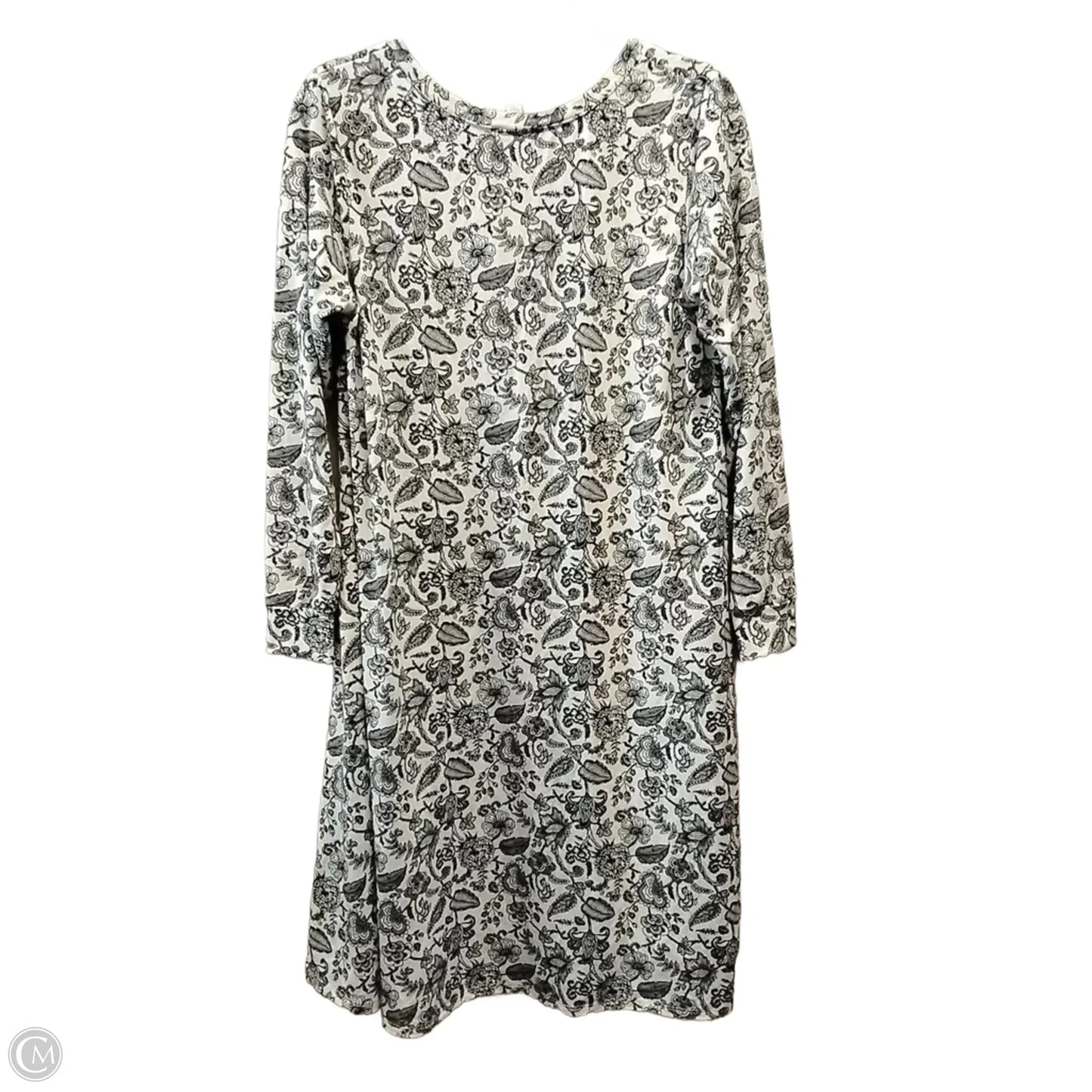 Dress Casual Midi By Lularoe In Black & White, Size: M