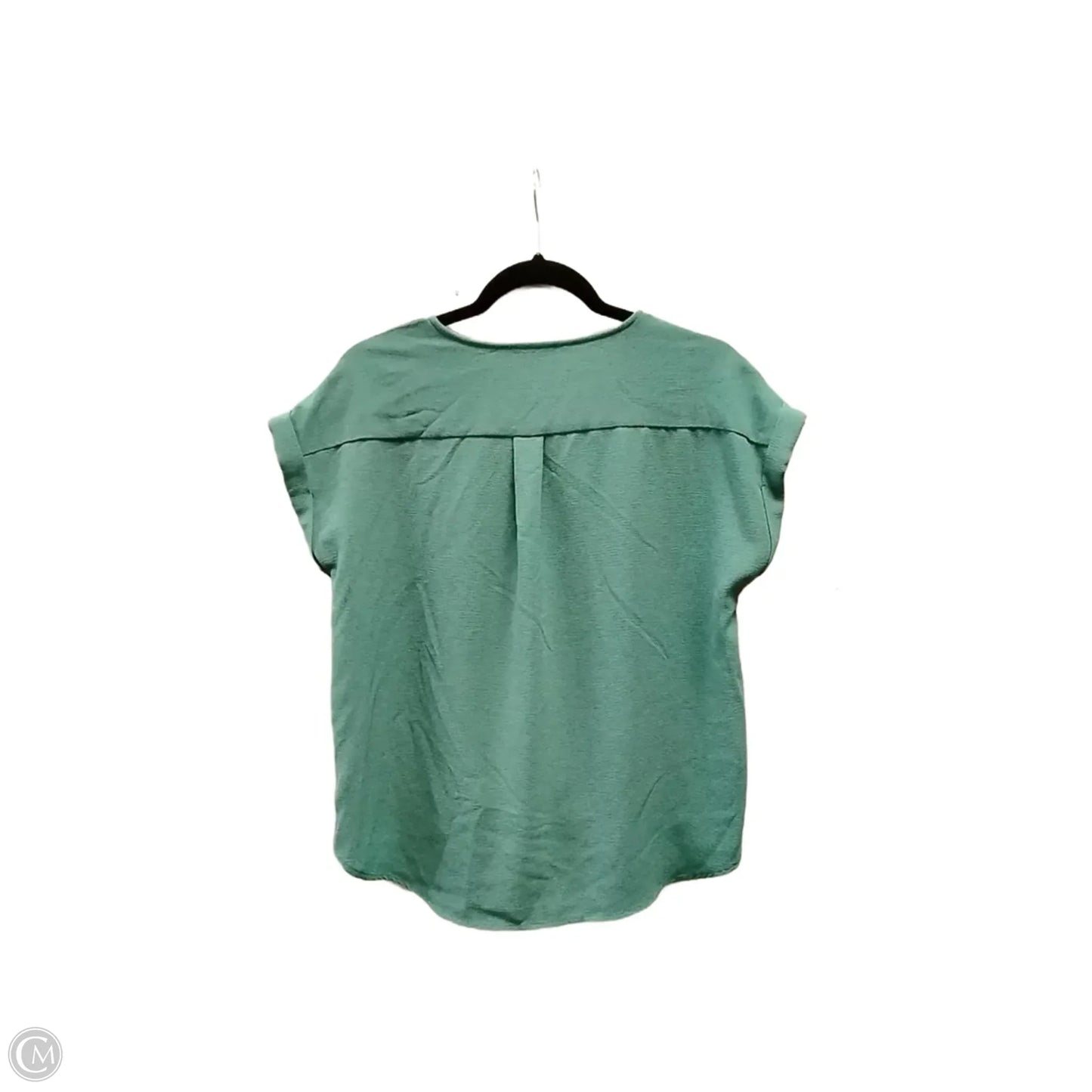 Top Short Sleeve By Pink Rose In Green, Size: M