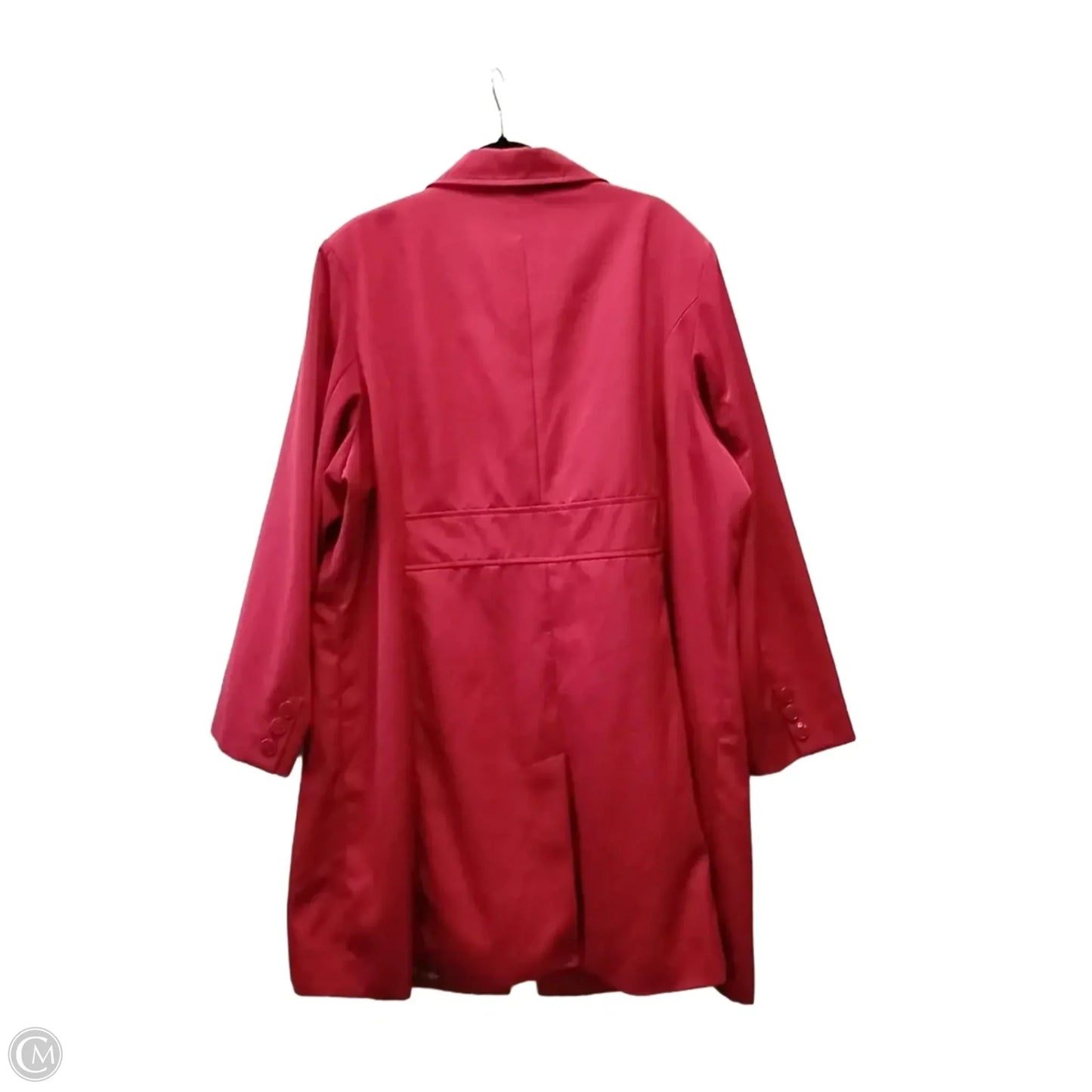 Coat Trench Coat By Preston And New York In Red, Size: 2x